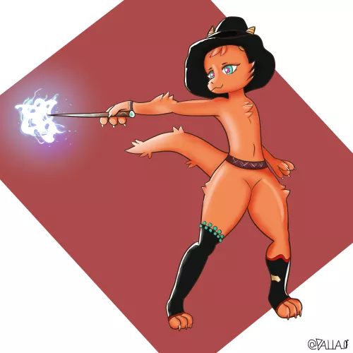 Be careful I'm training my spells around here!