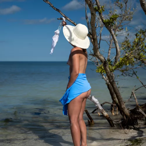 Before my dip in the water [f]