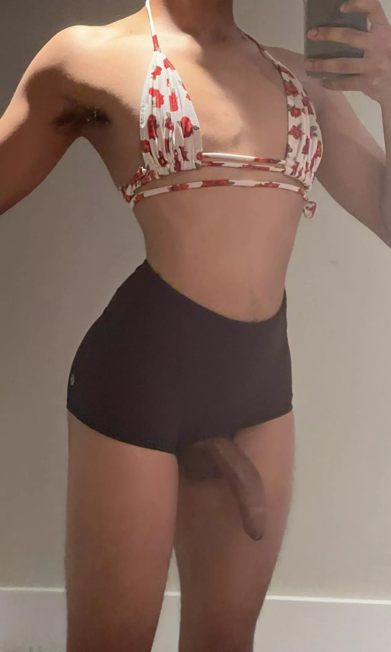 bikini and shorts 🖤