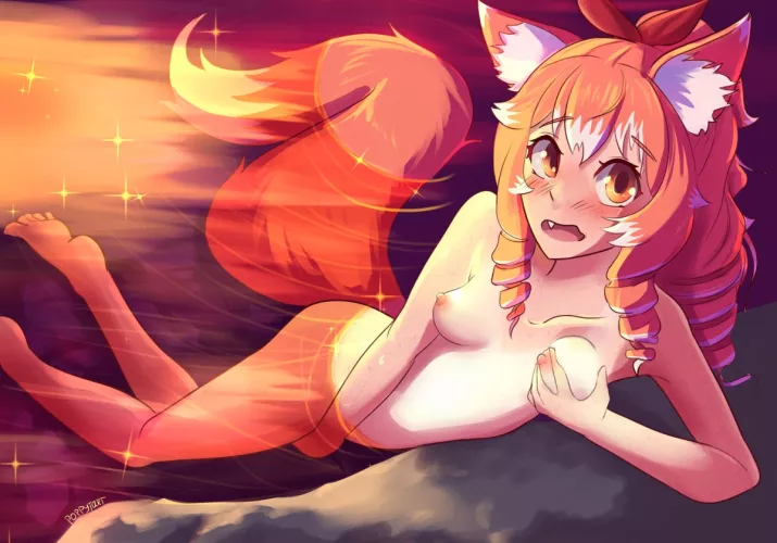 Caught masturbating in the Onsen (Artpoppytart)
