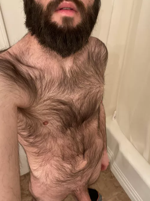 Dear Lord he’s hairy