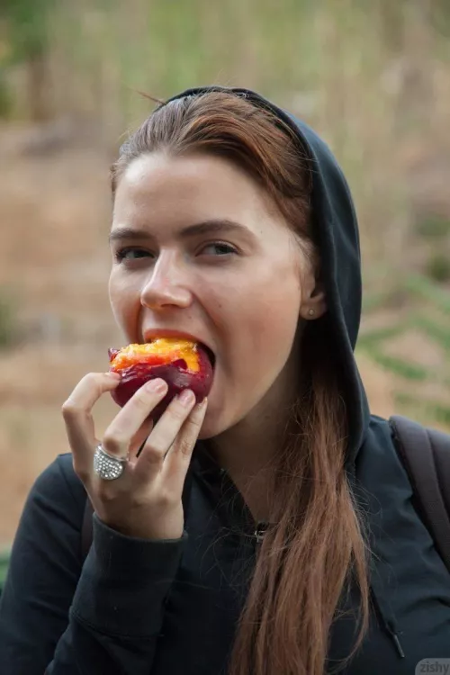 Eating fruit