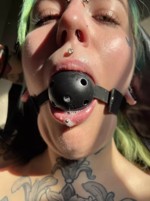 Gagged and ready to serve [F]