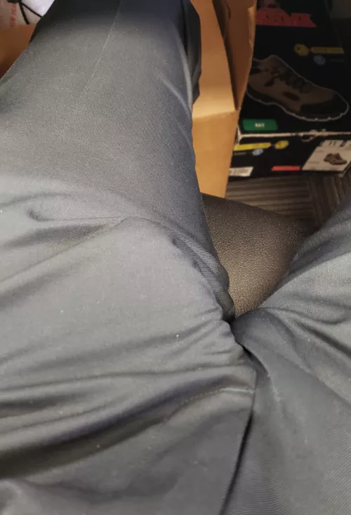 Good thing I wore the dark slacks.