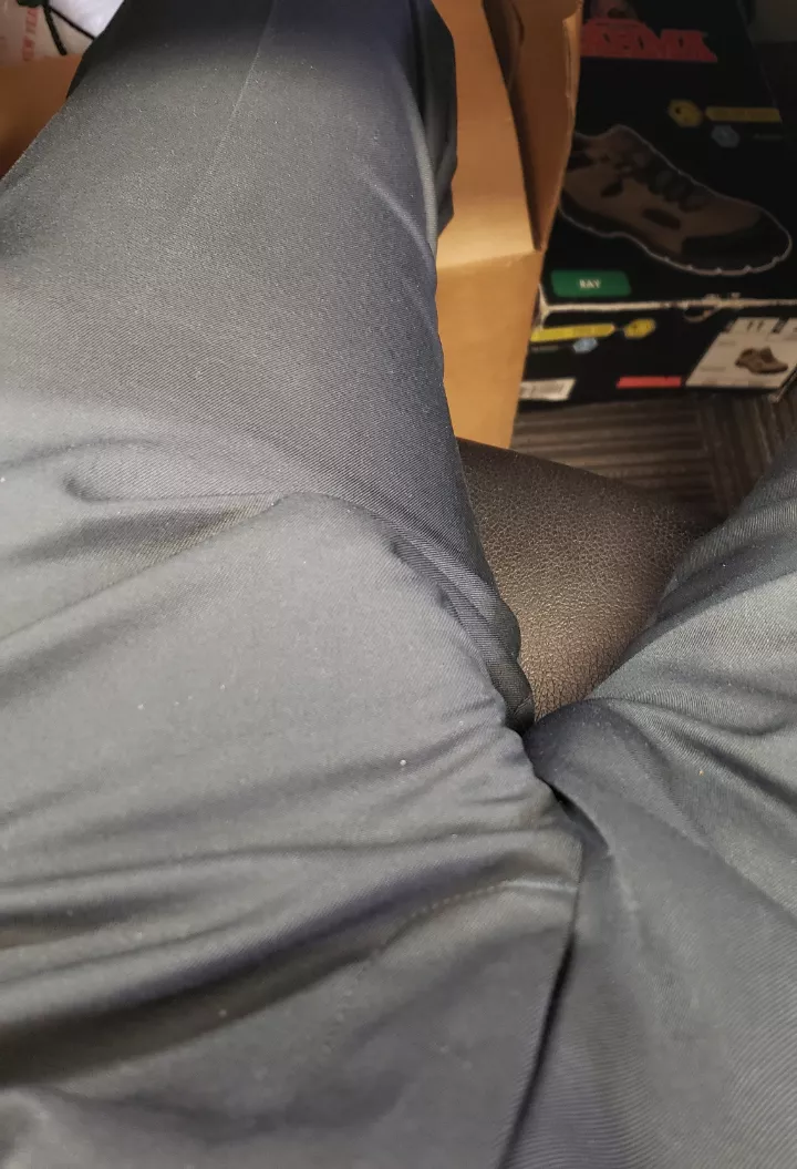 Good thing I wore the dark slacks.