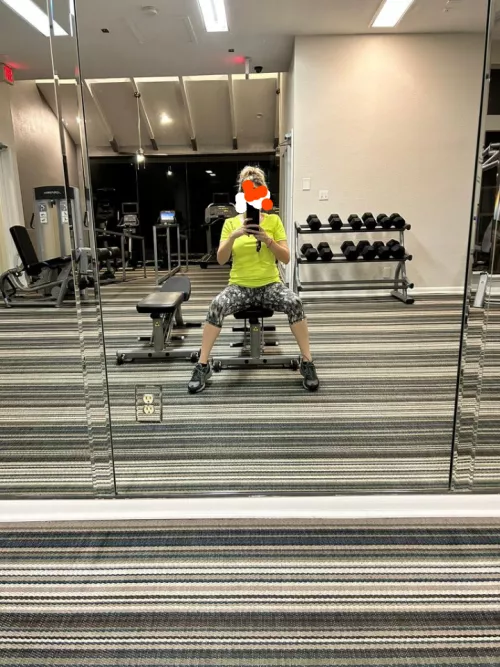 gym workout morning done [f]