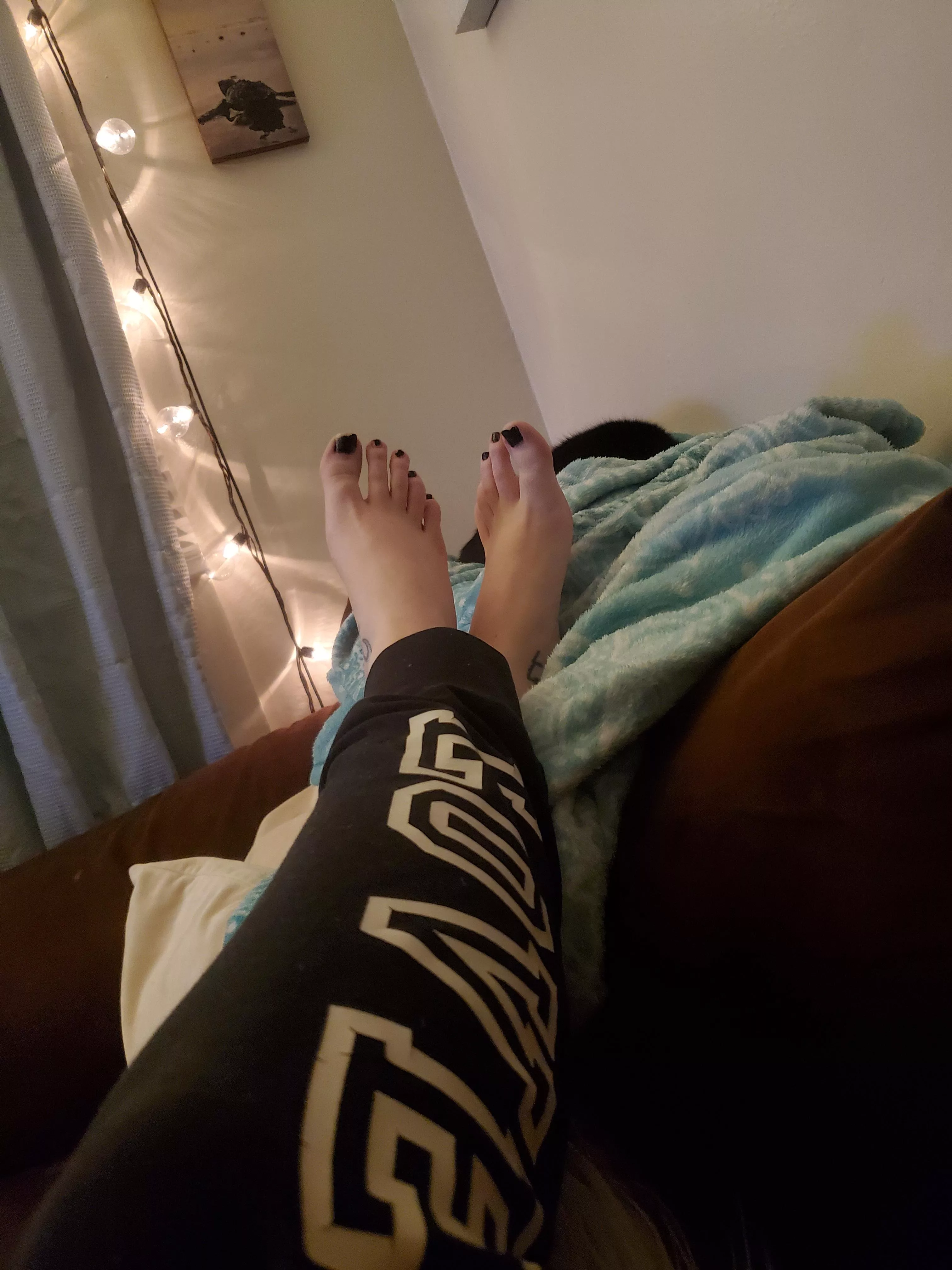 I need a pedicure, who wants to give me one?