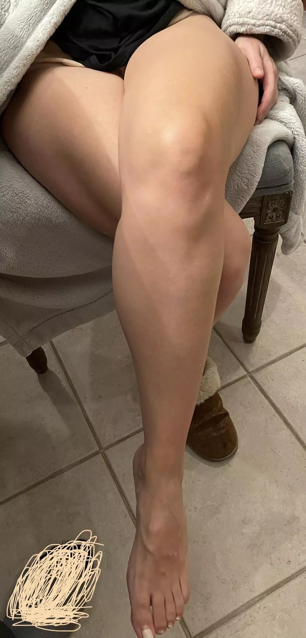 I would love a leg and foot massage and whatever else you would enjoy 😉