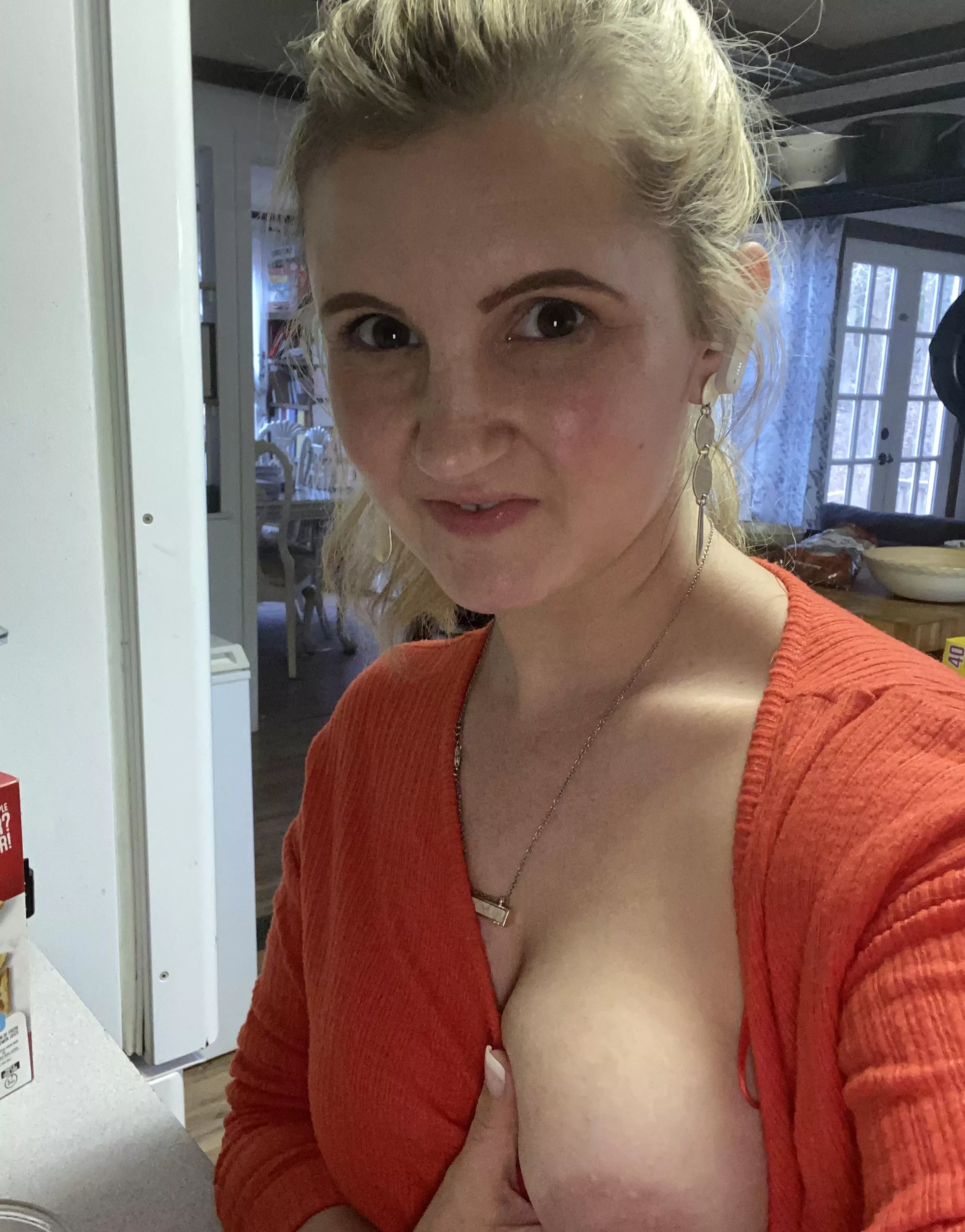 Just popping it out for dinner. Wanna taste?