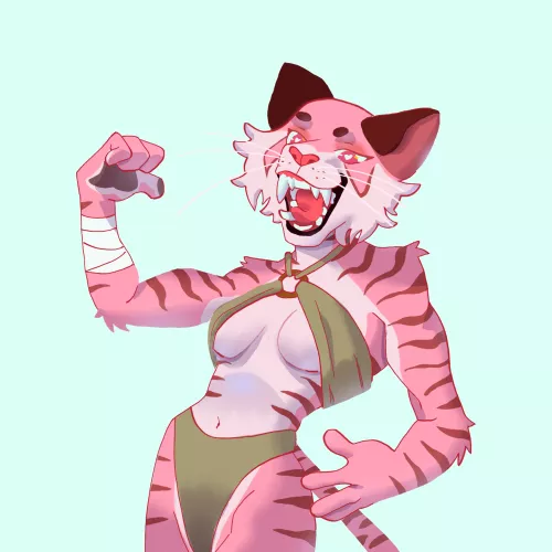 MEOW MOTHERF****R!!! Commission for Junihope! Commissions info on the comments! (@pearrrlxyz on twitter)