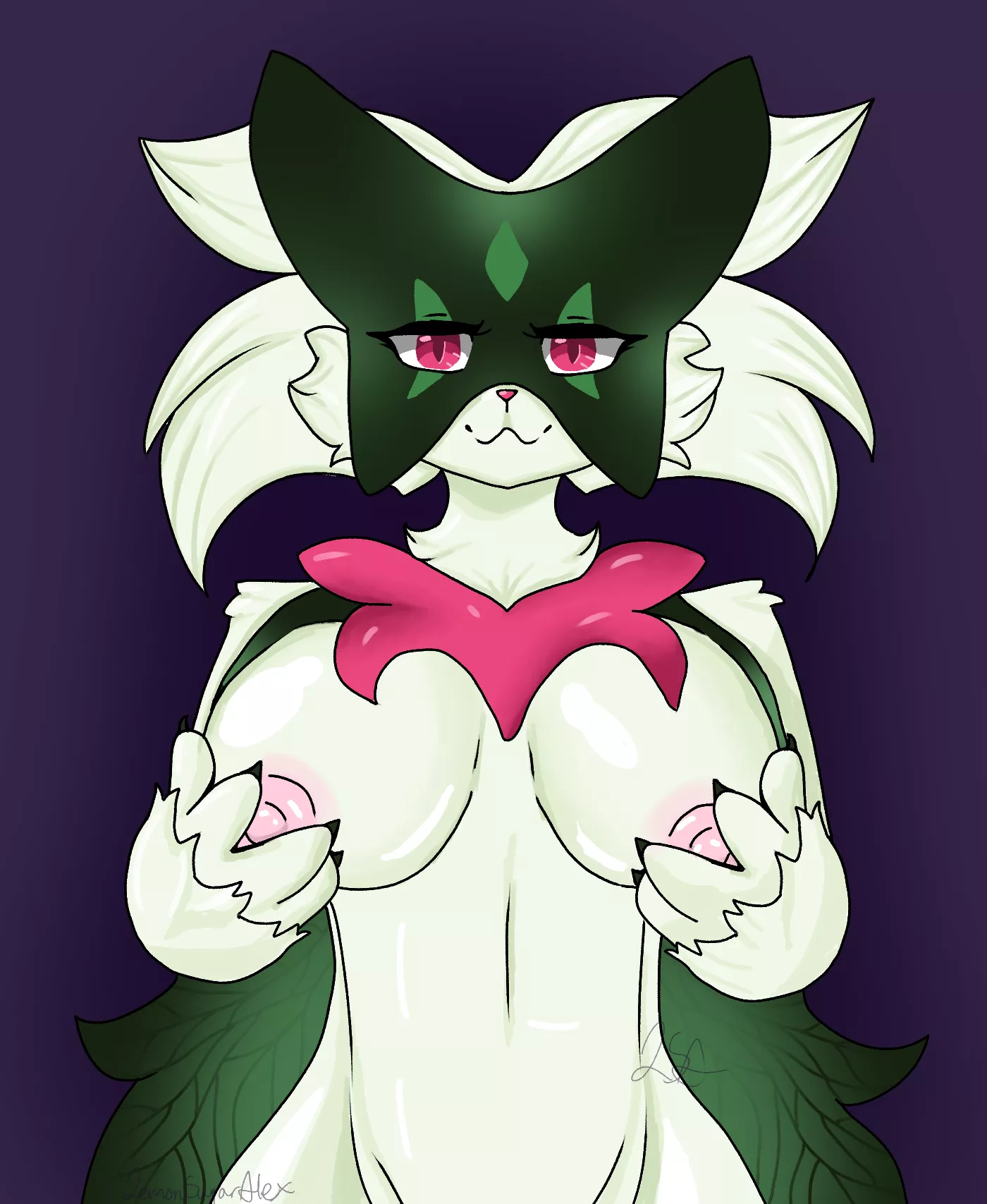 Meowscarada [F] (art by me)