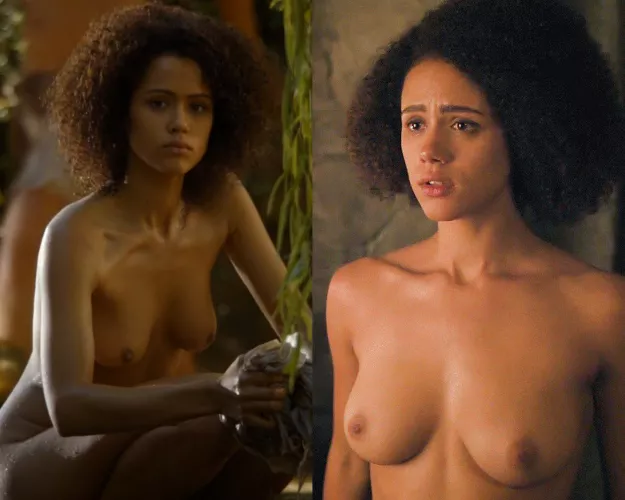 NATALIE EMMANUEL naked in ‘GAME OF THRONES’
