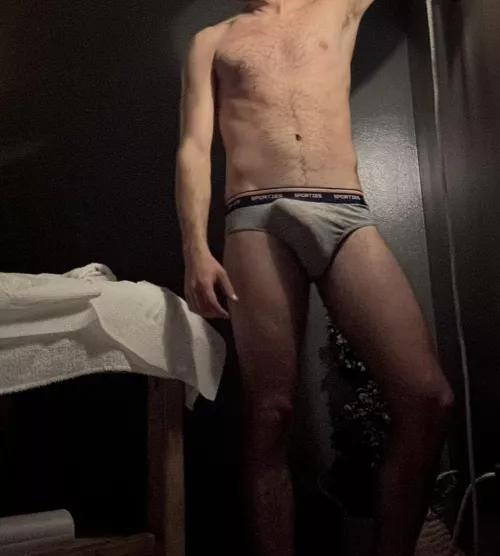 Right after I had my massage.