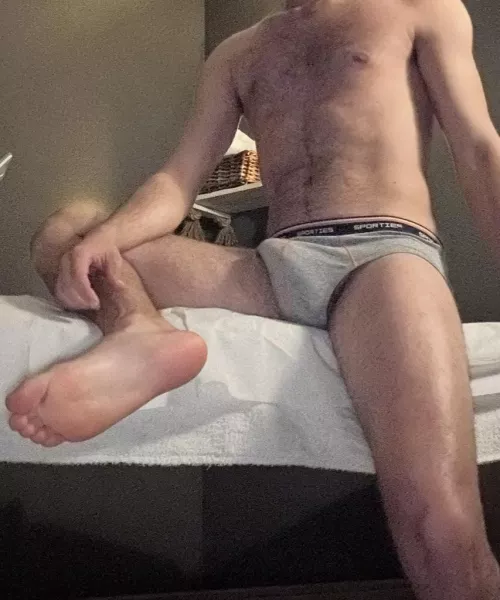 Right after my massage.