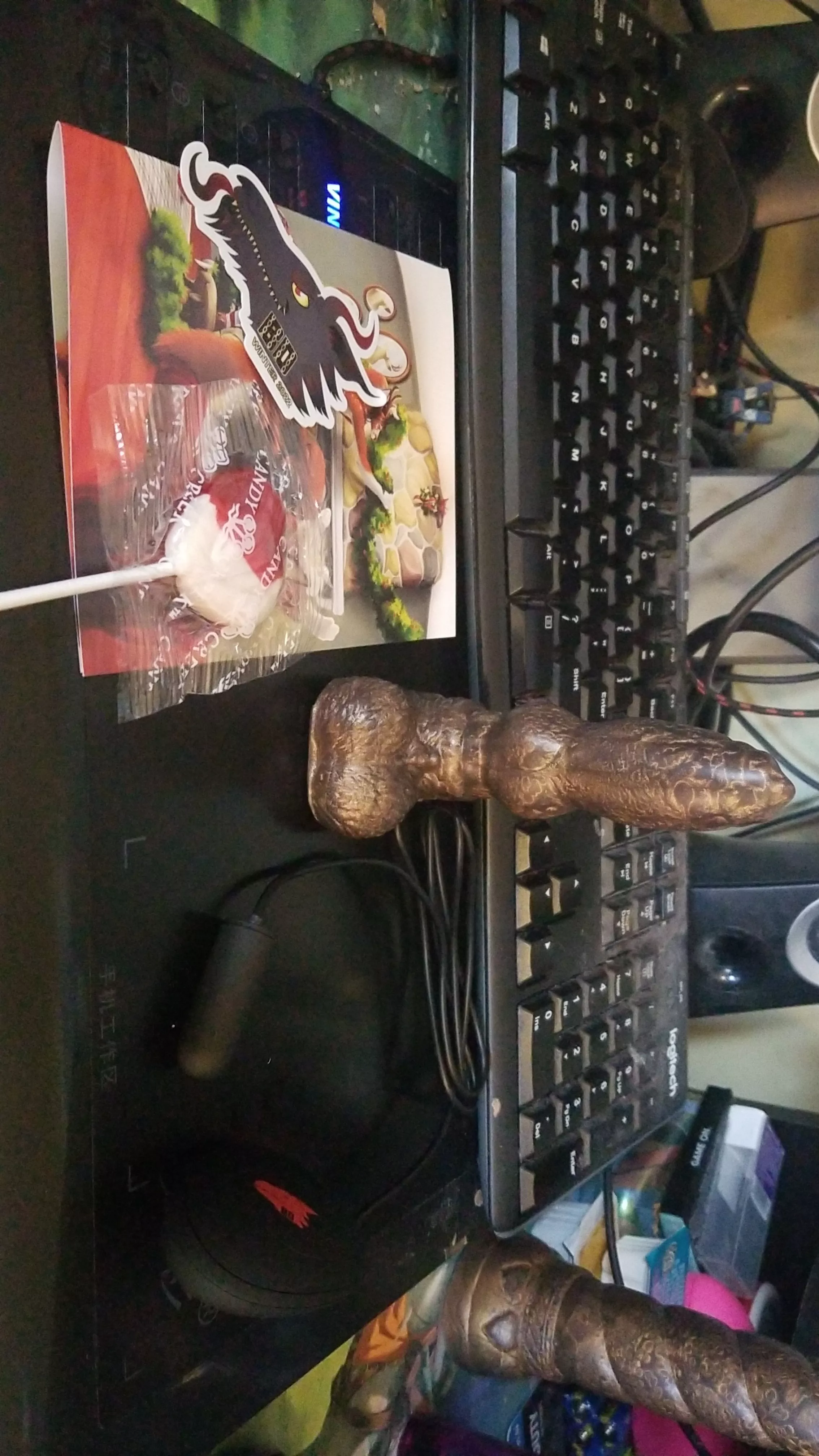 The cutest mini Diego arrived alongside a heart lollipop! Not complaining about the Krampus sticker