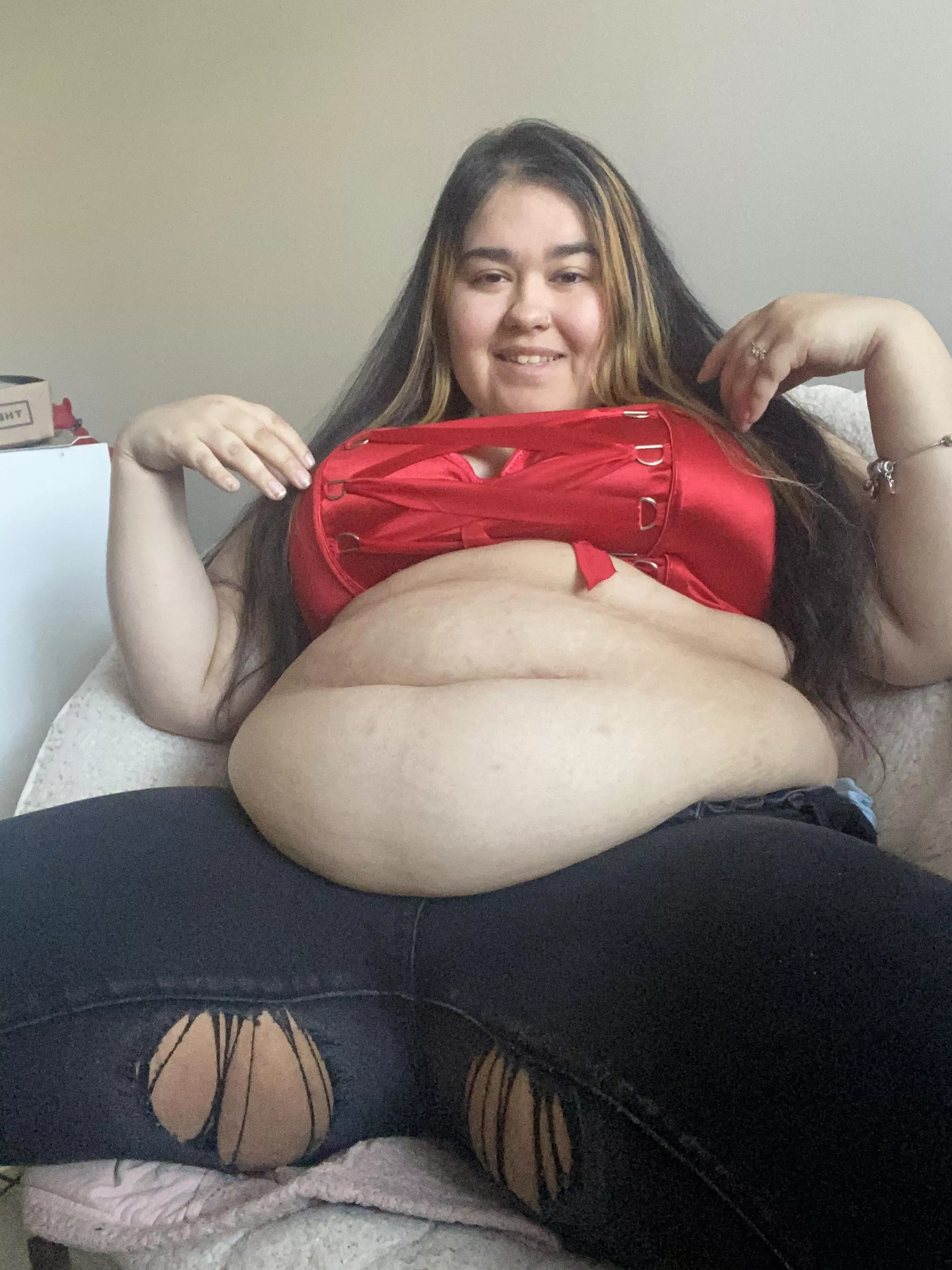 they still fit, see!🍕🐷