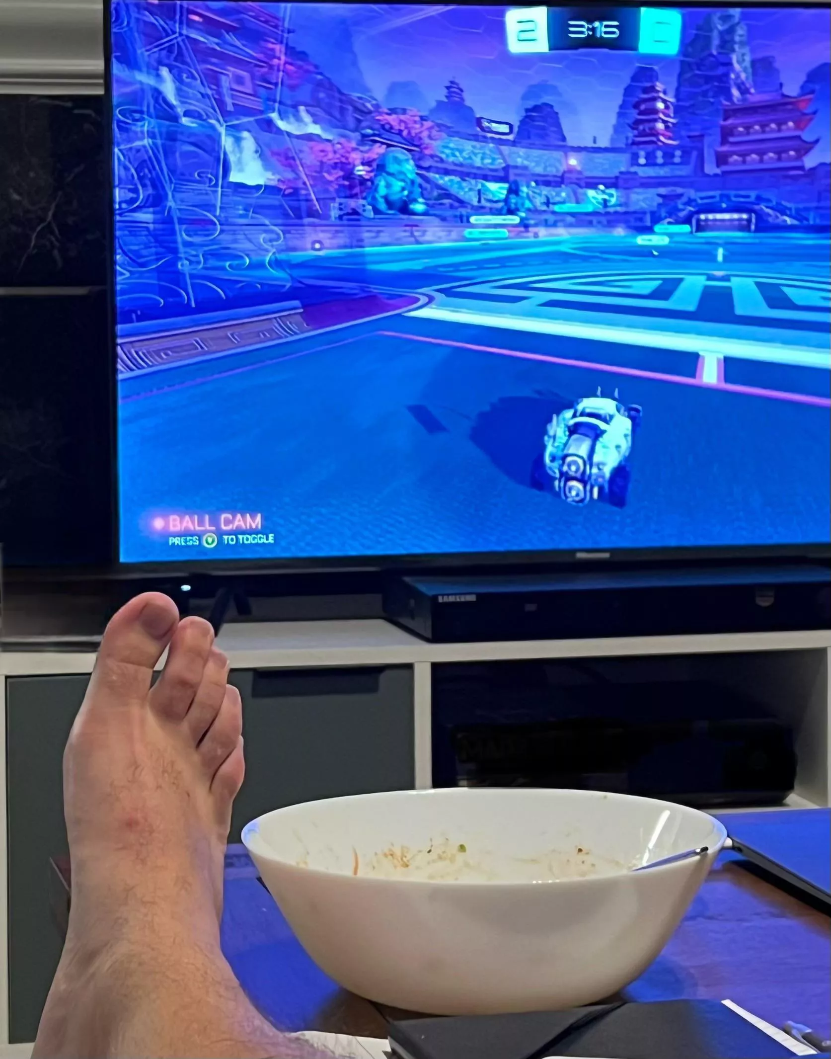Toes and rocket league