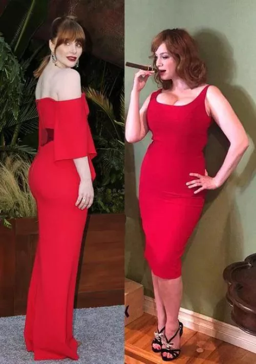 wish Bryce dallas howard and Christina hendricks were both packing huge girlcocks