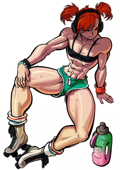 A Wheeled Workout (@tilingart)