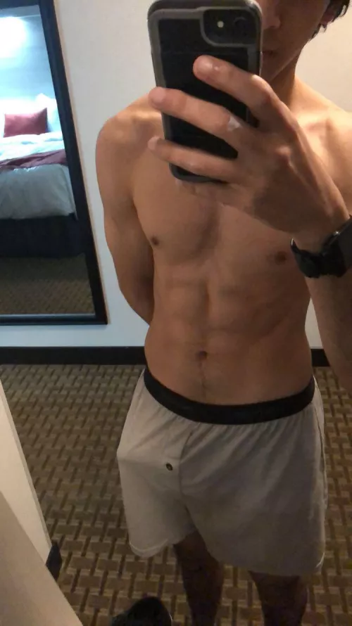 Always a good time at a hotel room