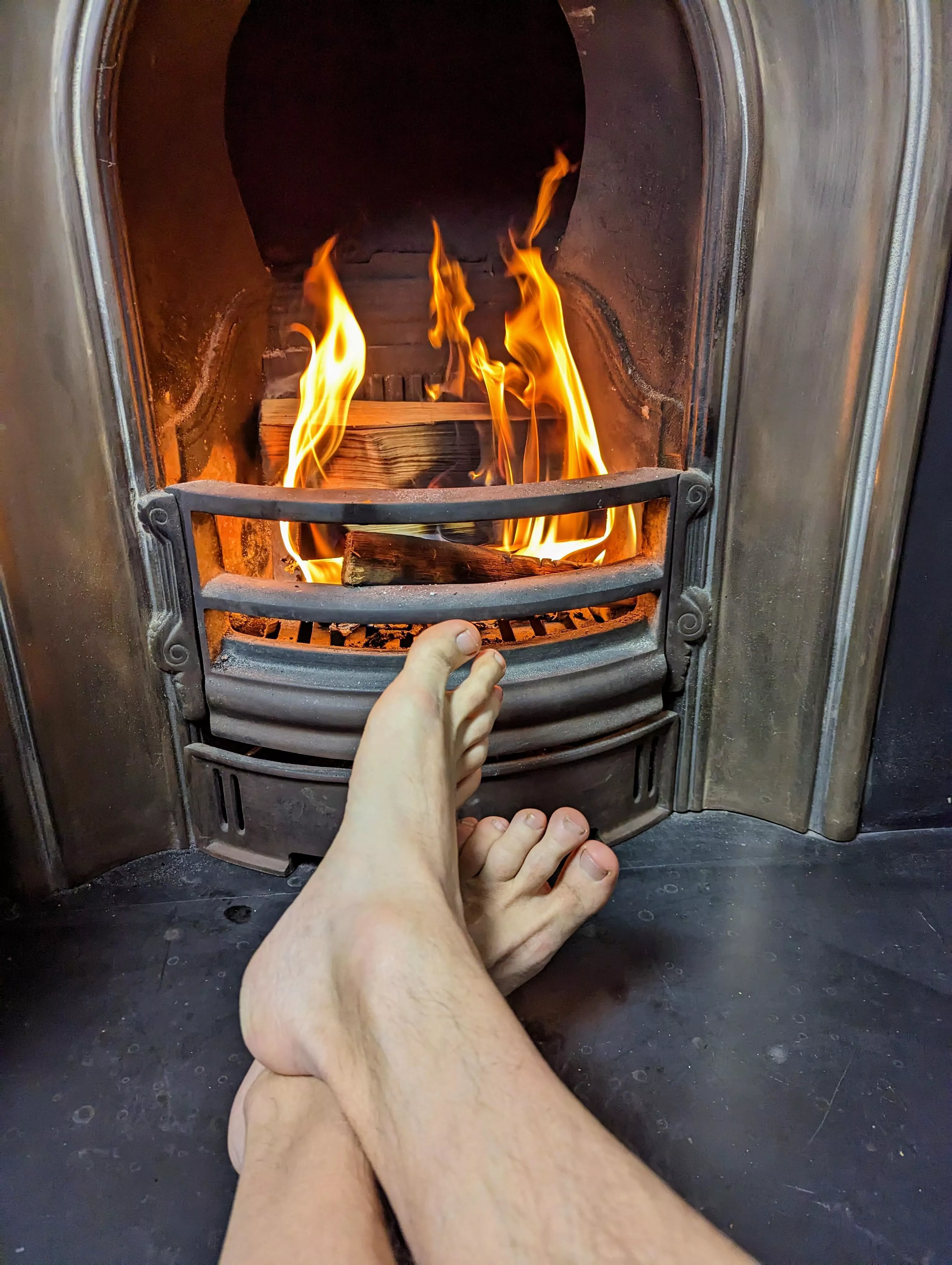 Anyone else enjoy a nice warm open fire?