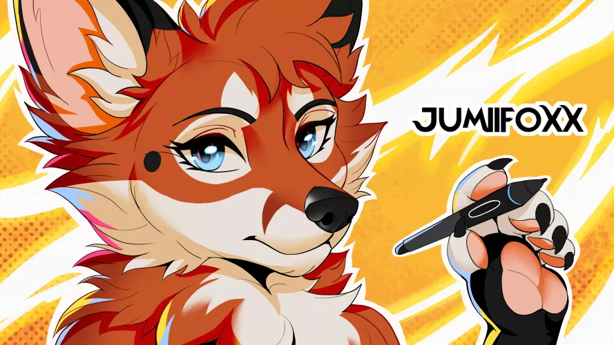 [COMMISSIONS ARE OPEN!] Banner for my Twitter art profile 🦊(more on my Twitter @JumiiFoxx)