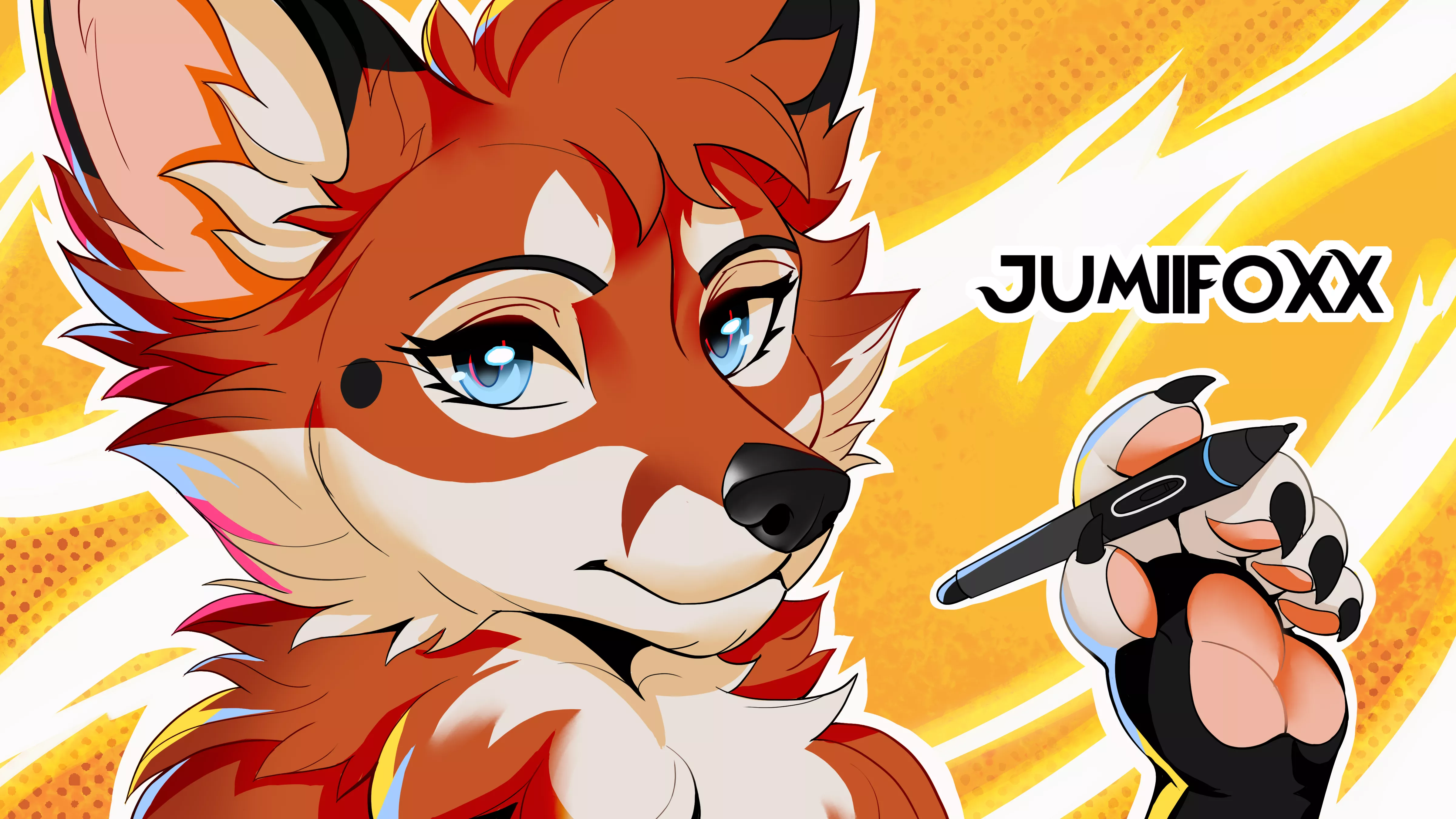 [COMMISSIONS ARE OPEN!] Banner for my Twitter art profile 🦊(more on my Twitter @JumiiFoxx)