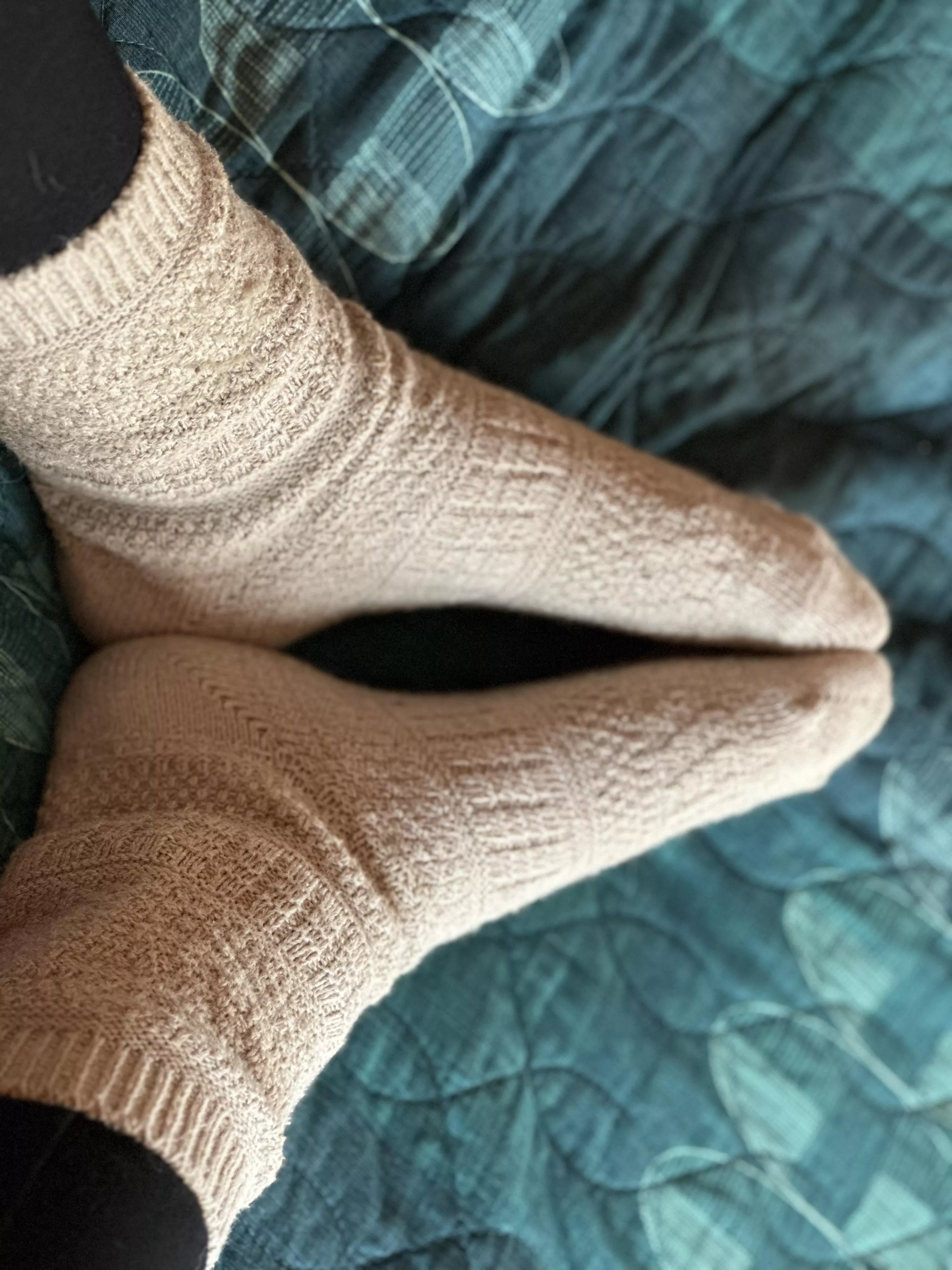 Cozy socks on this chilly morning