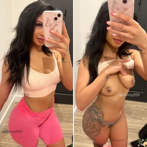 Do you like my body with clothes on or off? 😋