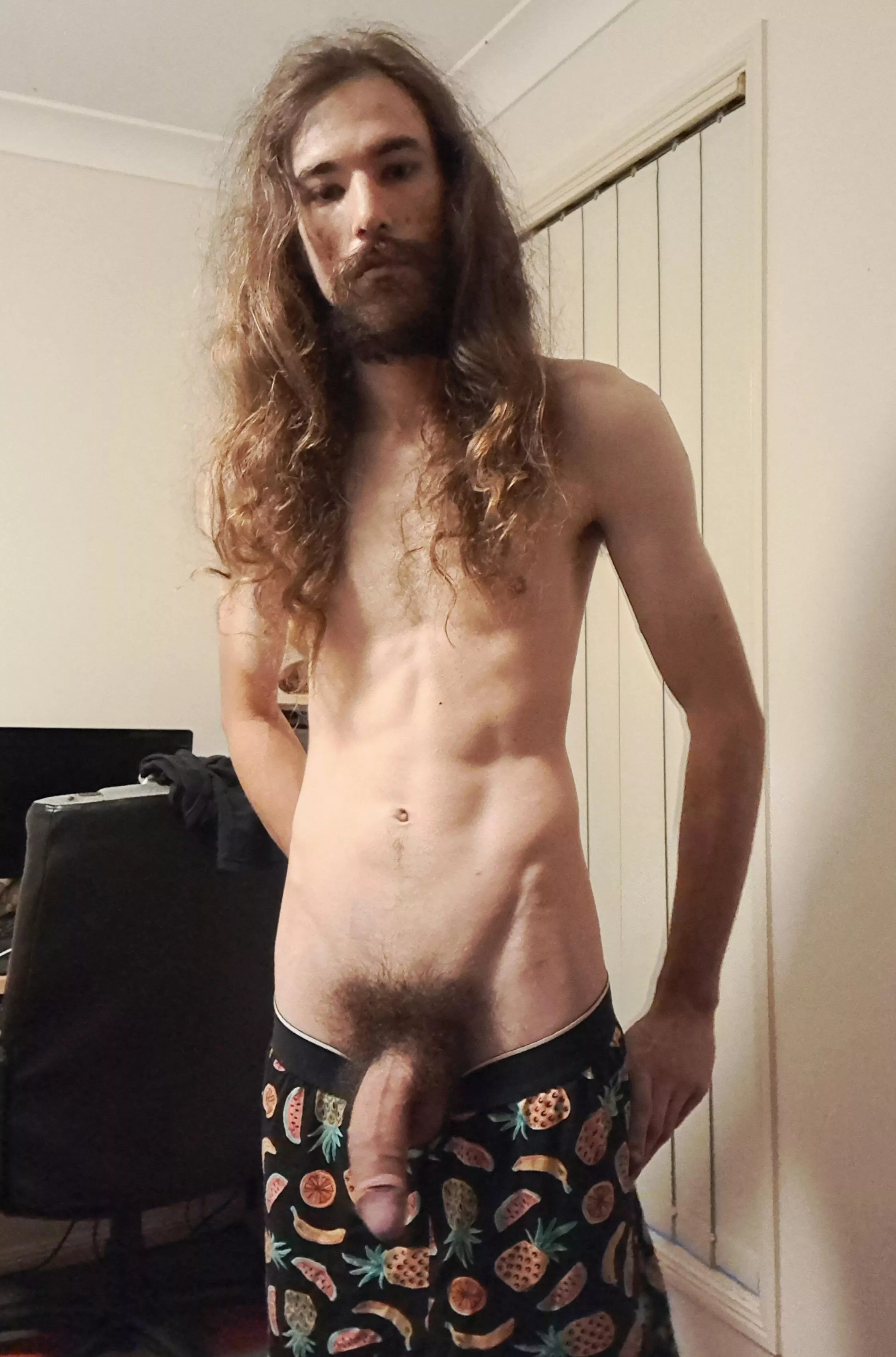 Got thick hair and a thick cock!