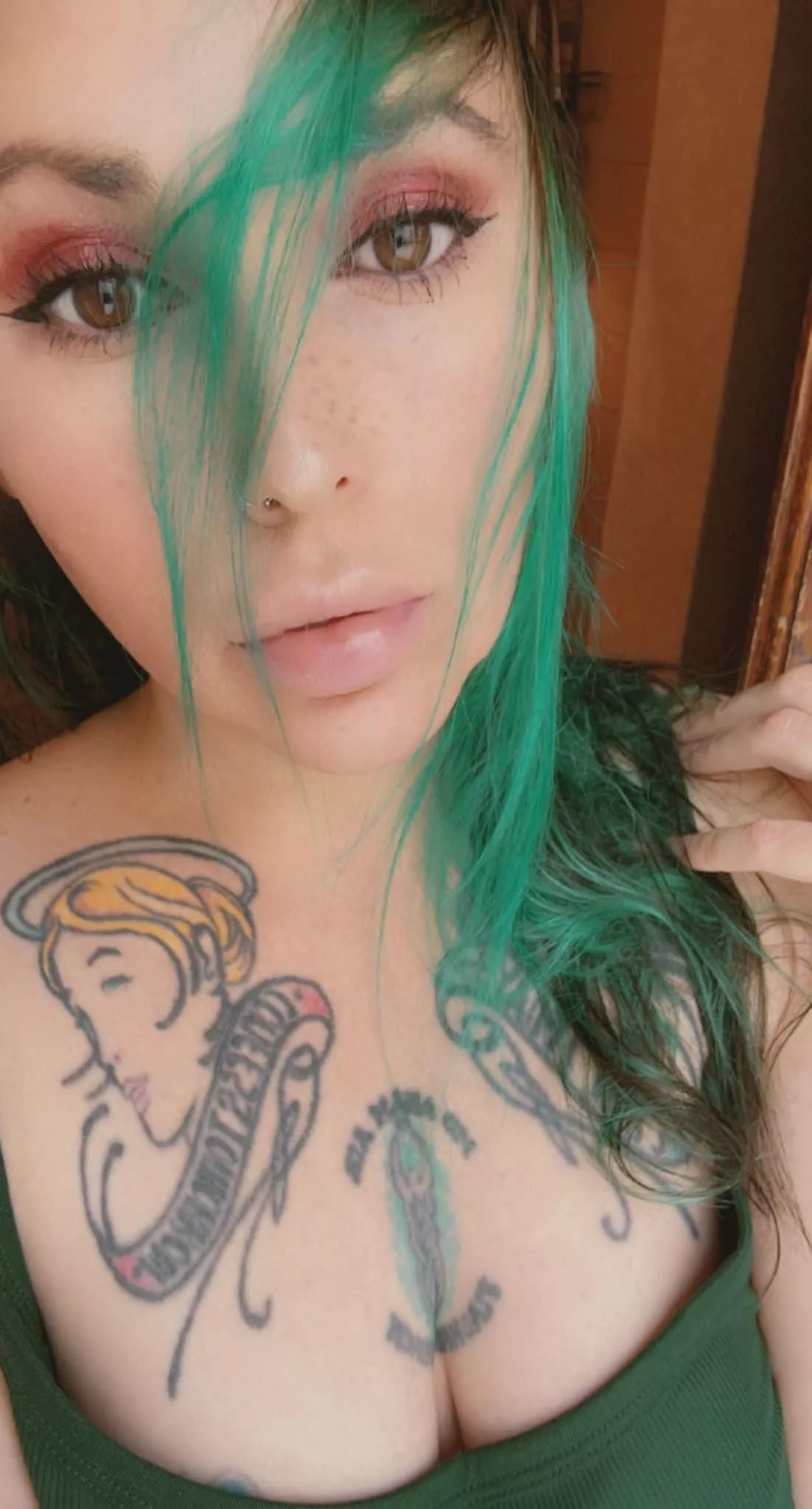 I love how vibrant the green came out.