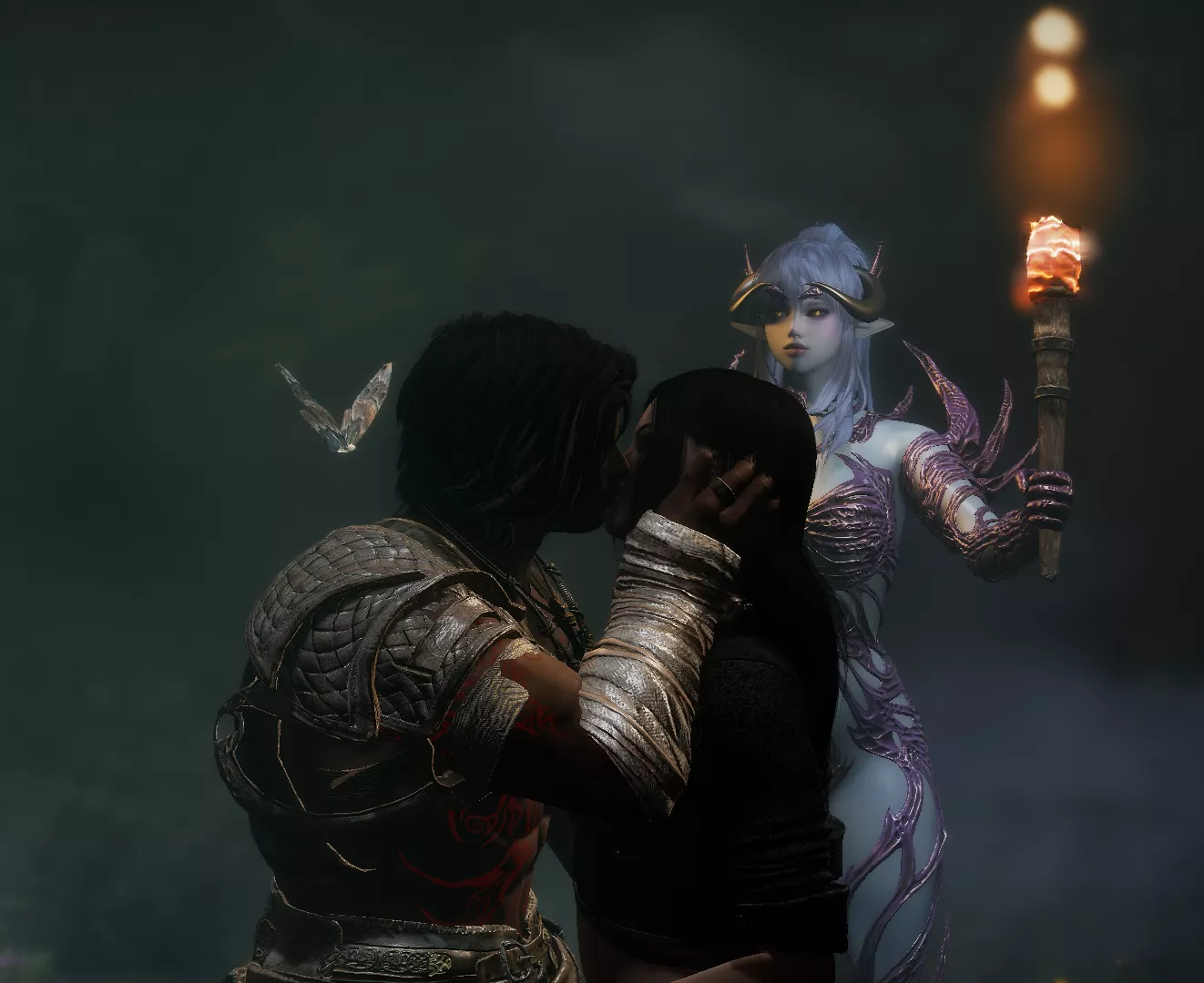 I'll post this here instead of r/skyrimporn since nobody over there even remotely likes a PDA or a hint if skin