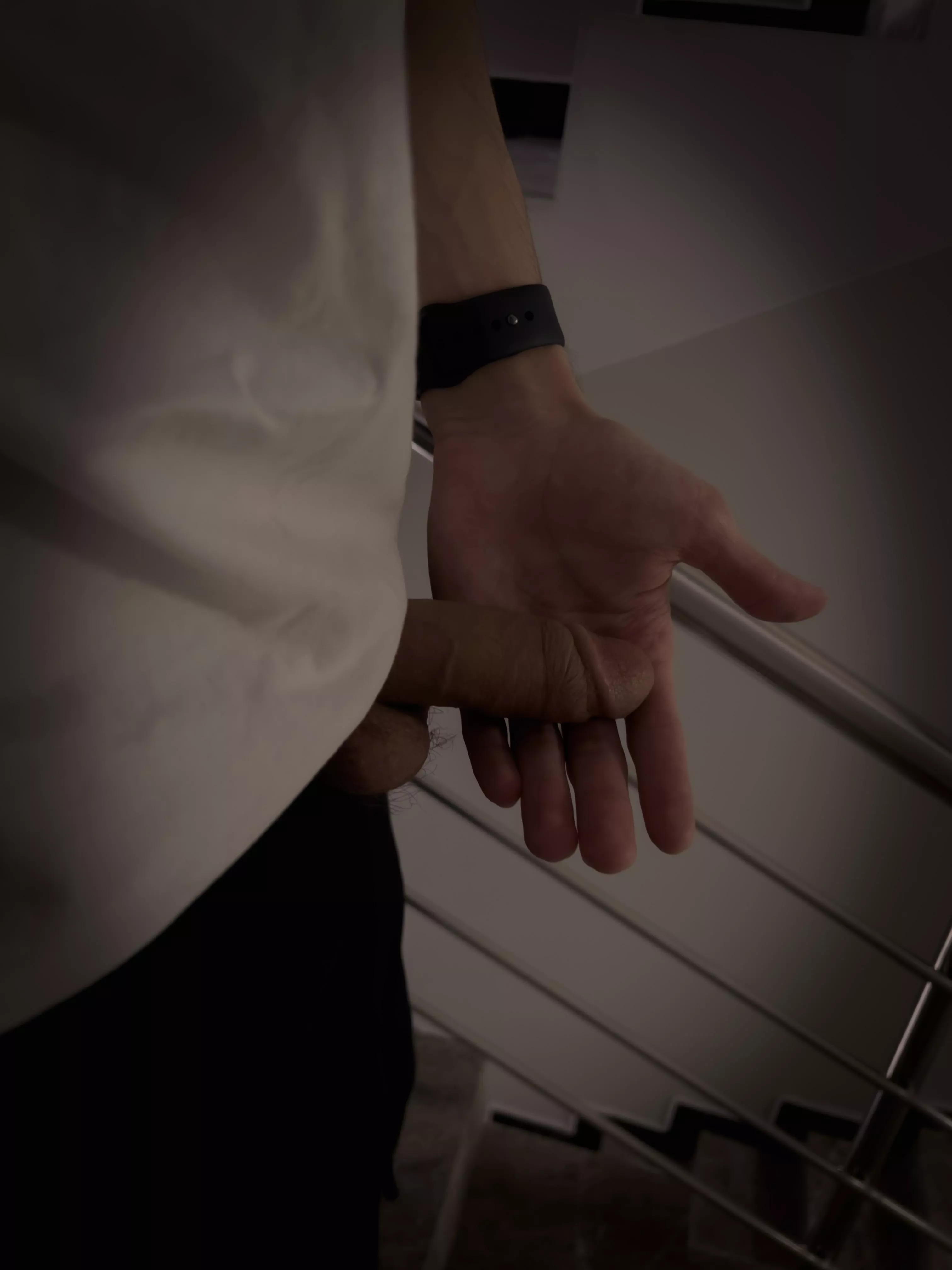 In the stairwell [20]