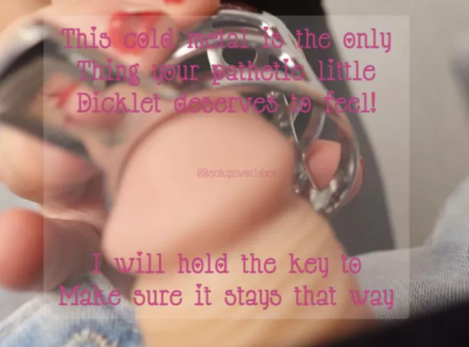 Knowing I have the key makes u want it even more!