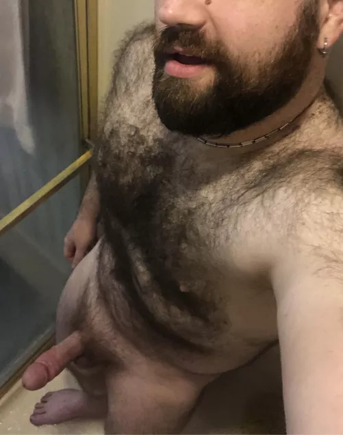Love playing with it in the shower 🧔🏻 🍆