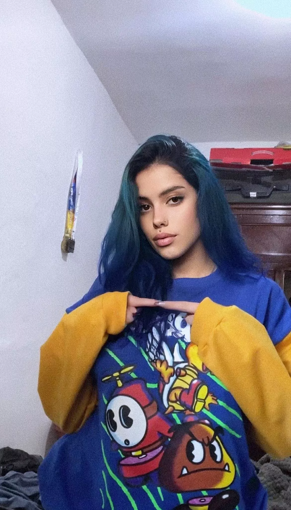 Me knowing I’m not giving your sweater back