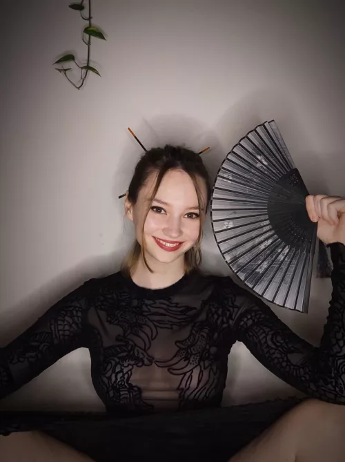 My traditional Chinese girl costume 😇