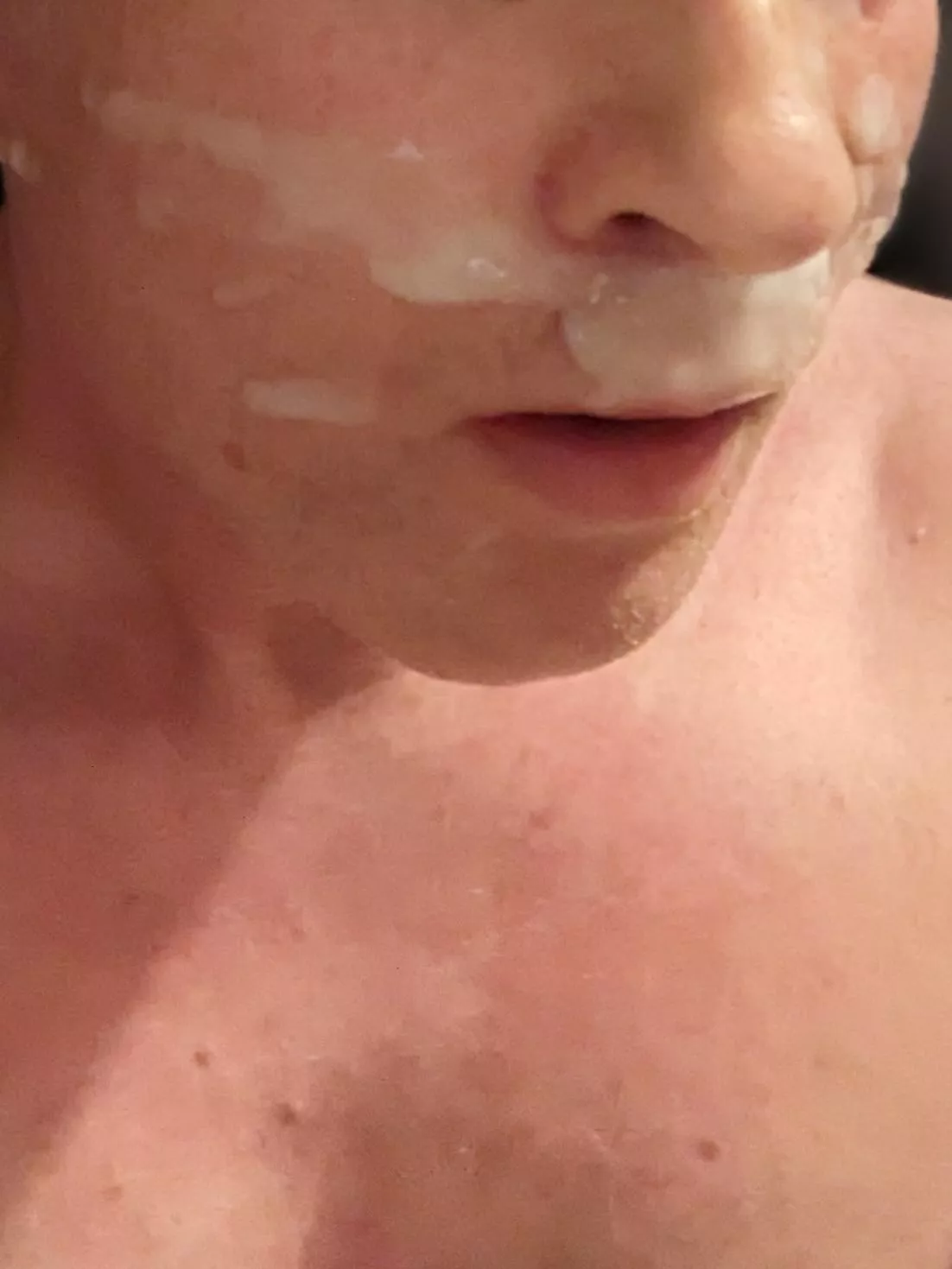 Nice self facial 💦