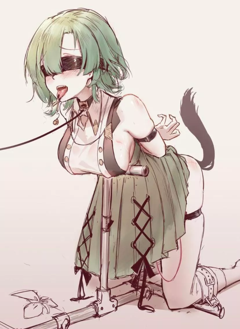 Pinned, bound, and punished by master~