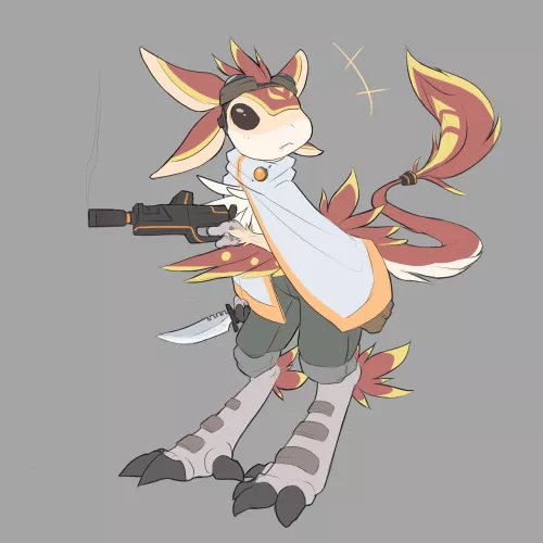 red avali (art by me)