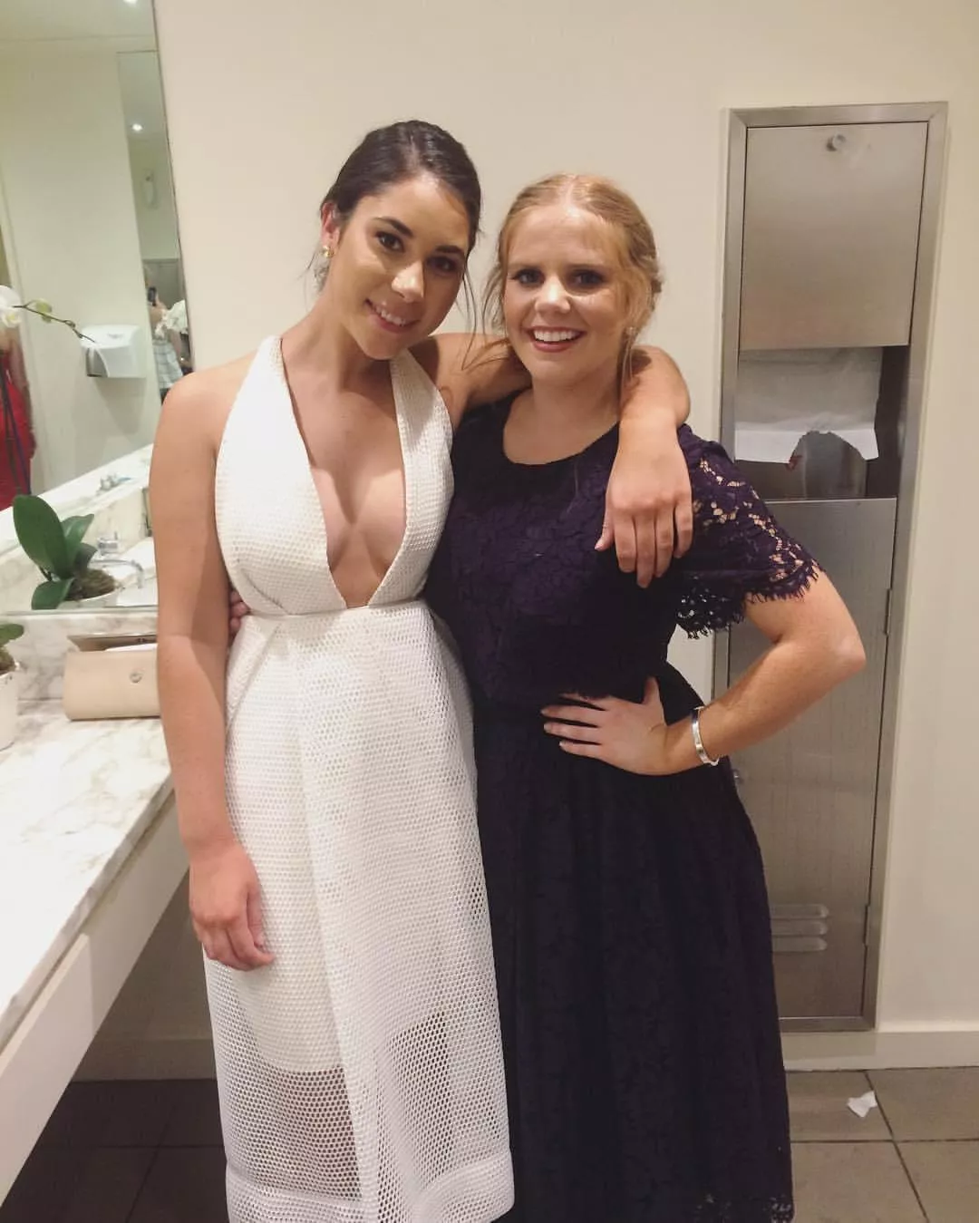 She’s trying not to look