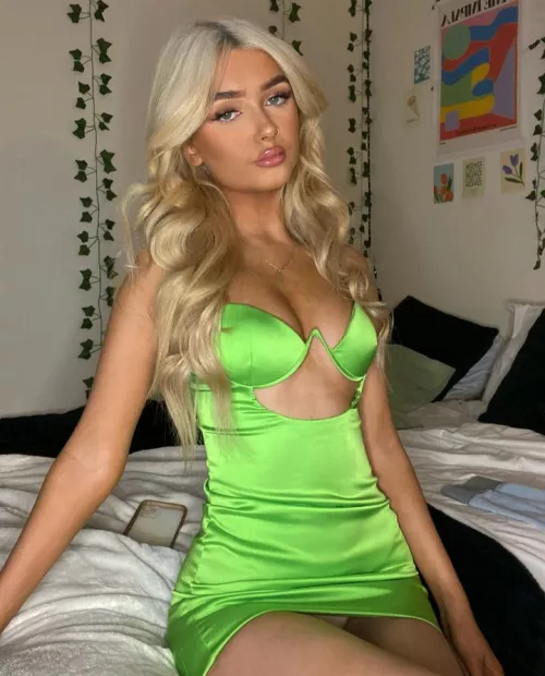 Stunning blonde chav Shan