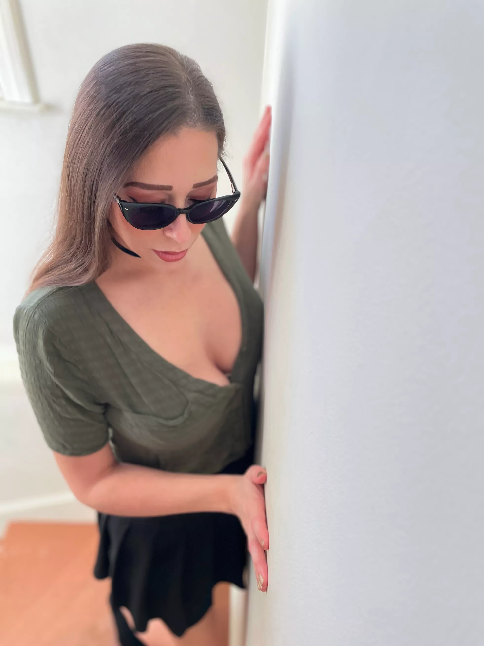 Sunlight in the stairwell.