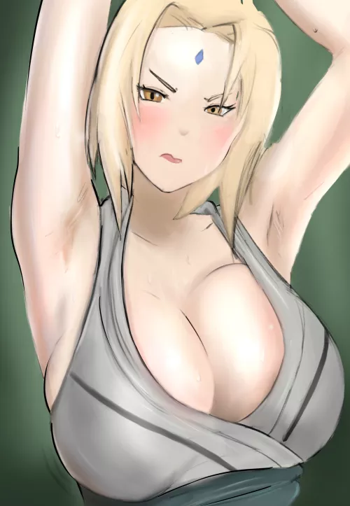 Sweaty Tsunade [Naruto] (OC)