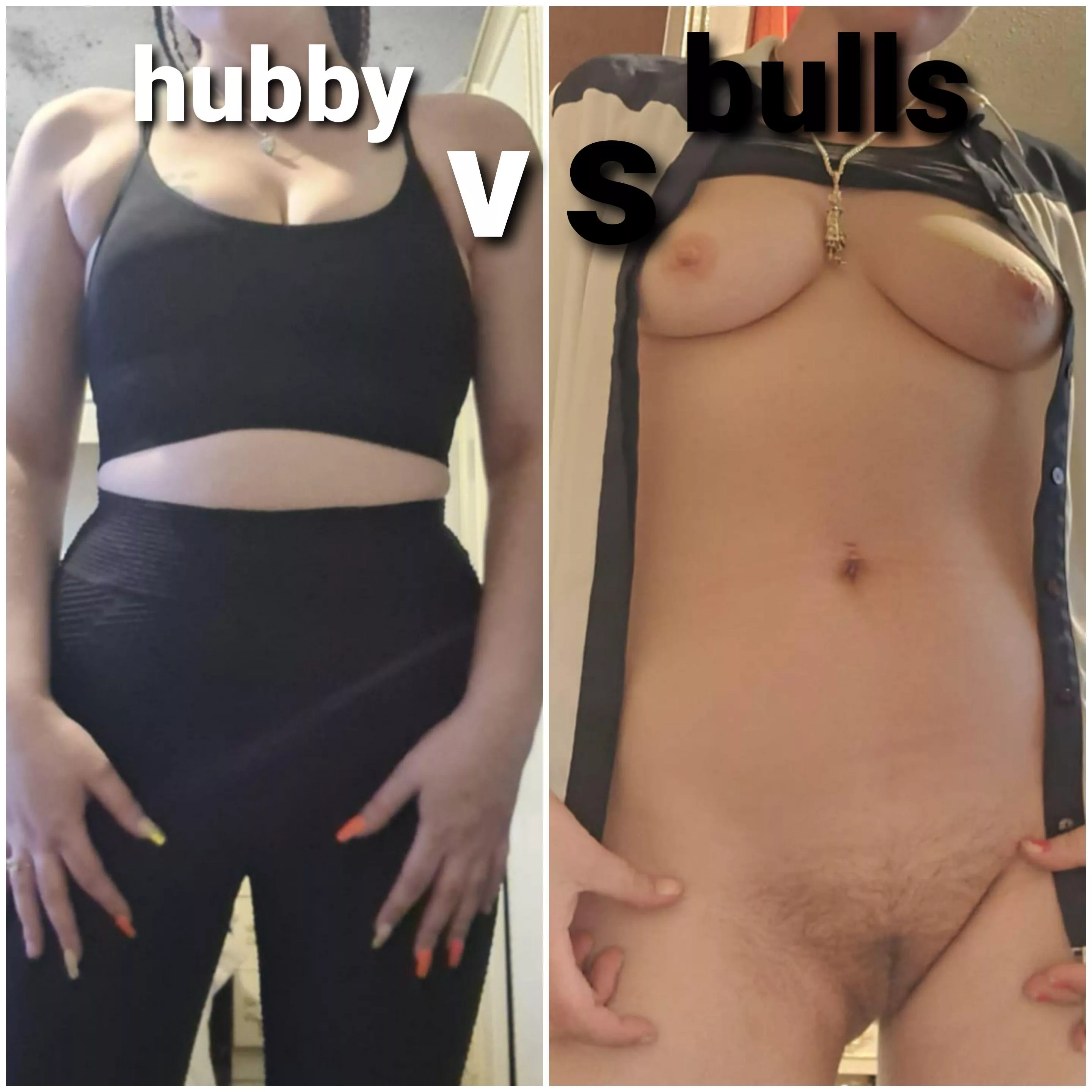 What i send hubby compared to what i send bulls😜😈