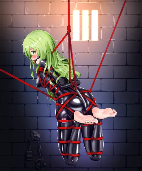 You find a prisoner tied up like this, would you save her?