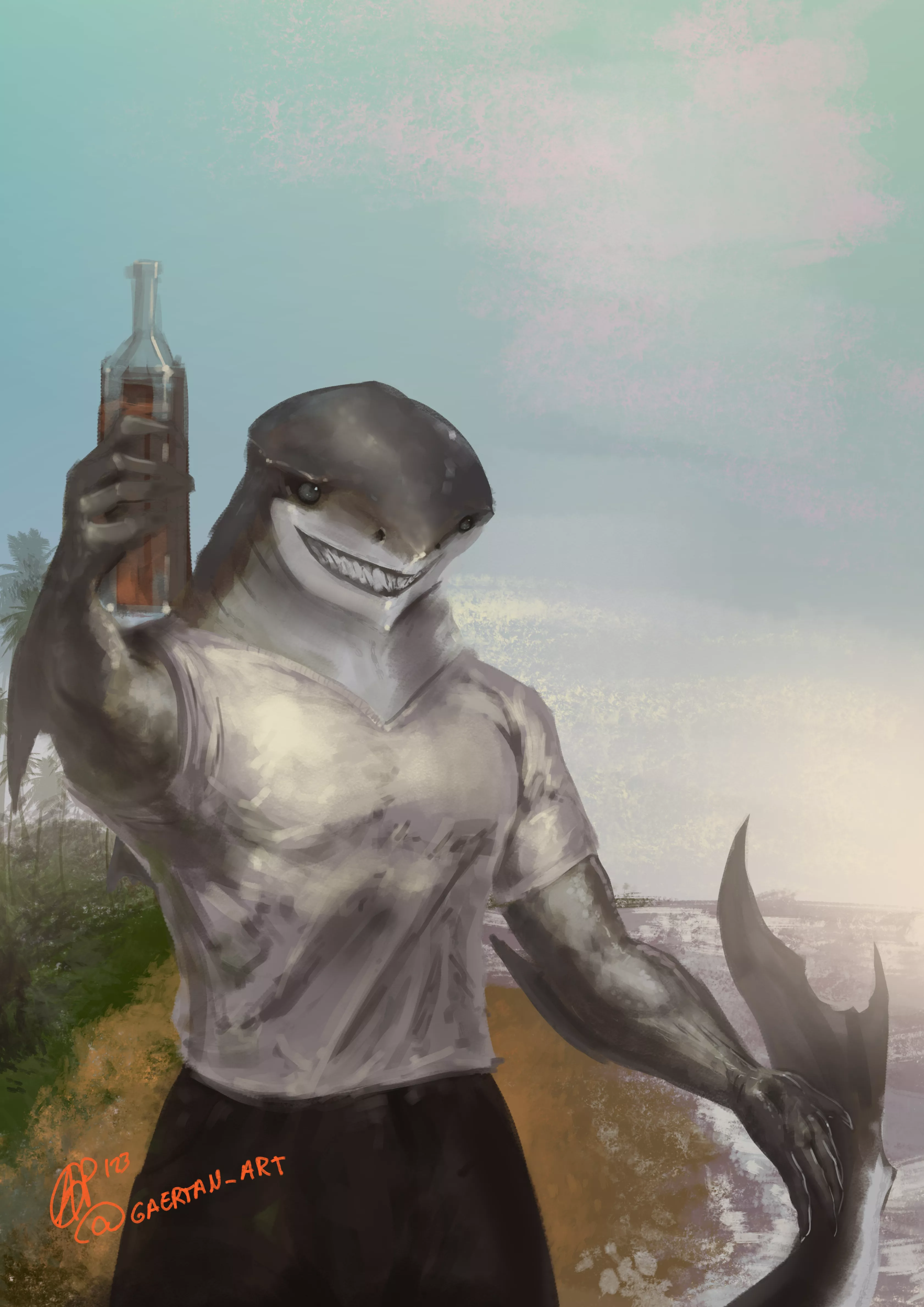 Your new shark chad friend (by me)