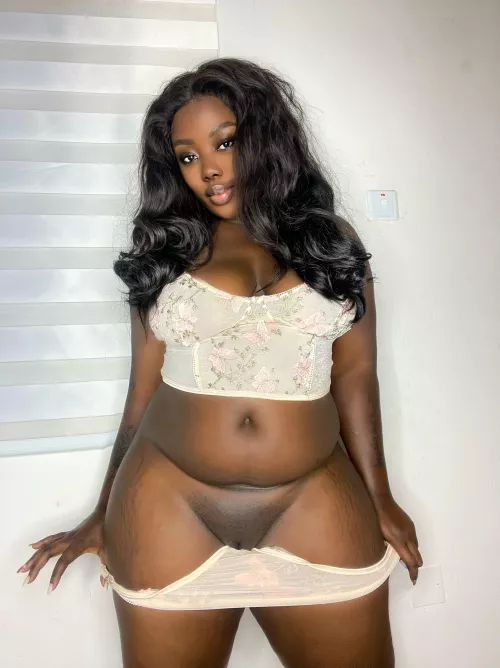 A cute chubby pussy ready to be filled up