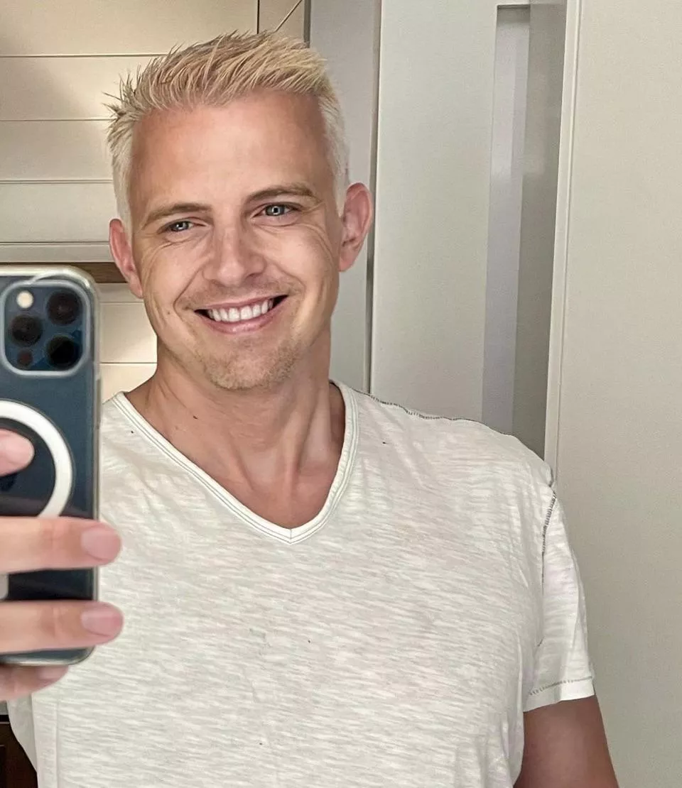 A follow up to last night’s post. I bleached my hair. My driver’s license says 48. But my hair says “desperate for attention.”