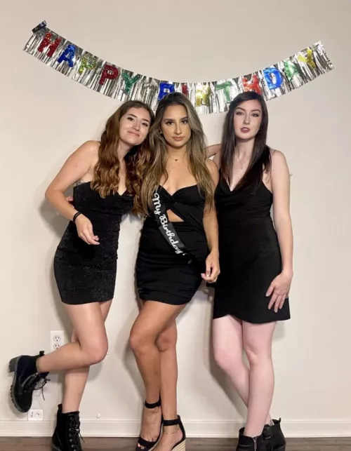 All black birthday party